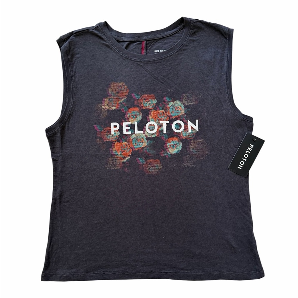NWT Peloton Bloom Cotton Muscle Tank women’s size small